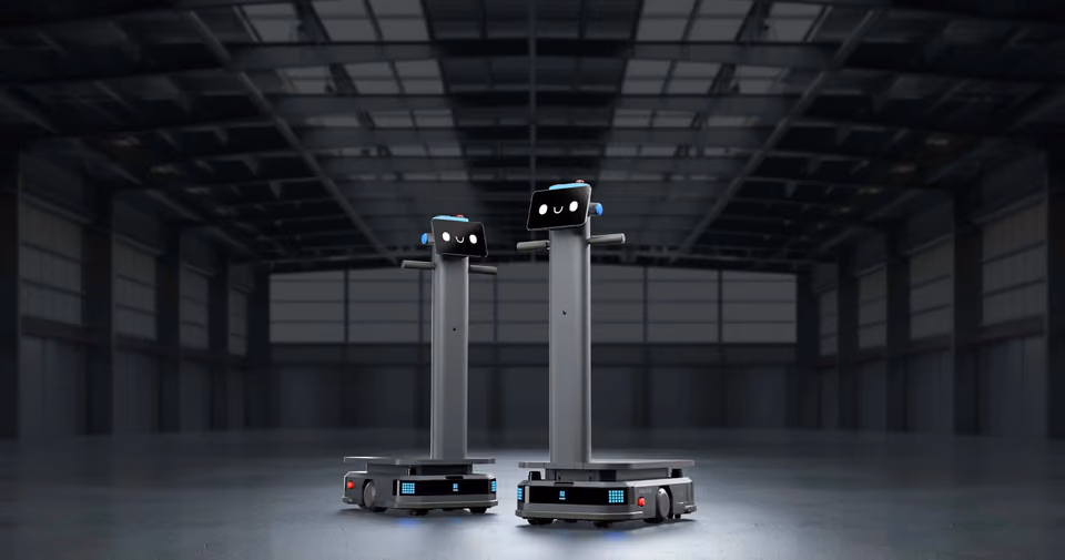 Robot de reparto industrial